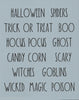 Dunn Inspired Halloween Words Stencil