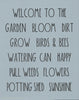 Dunn Inspired Garden Words Stencil