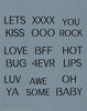 Conversation Hearts: Lets Kiss