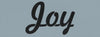 Simple Sayings:  Joy Script Stencil
