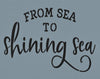 From Sea to Shining Sea Stencil