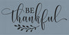 Be Thankful Stencil