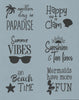 Word Blocks: Beach Stencil