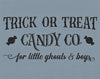 Trick or Treat Candy Co Stencil
