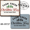 Farm Fresh Christmas Trees Stencil