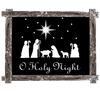 O Holy Night Stencil