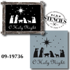 O Holy Night Stencil