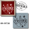 Welcome - Sparkle Stencil