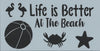Life's a Beach Stencil
