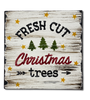 Fresh Cut Christmas Trees Stencil