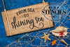 From Sea to Shining Sea Stencil