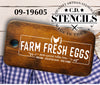 Farm Fresh Eggs from Spoiled Rotten Hens Stencil