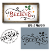 Believe Stencil