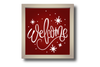 Welcome - Sparkle Stencil
