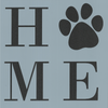 HOME - Paw Stencil