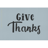 Give Thanks Stencil