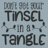 Don't Get Your Tinsel in a Tangle Stencil