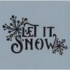 Mini Signs: Let It Snow