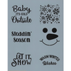 Word Blocks: Winter Stencil