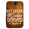 Hot Cocoa and Cookies Served Here Stencil