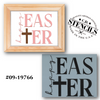 Happy Easter Cross Stencil