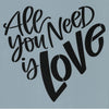 All You Need is Love Stencil