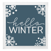 Hello Winter Stencil