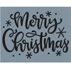 Merry Christmas - Sparkle Stencil