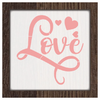 Script Love Stencil