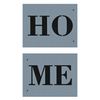 HOME Horizontal Stencil