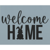 Welcome Home Bunny Stencil