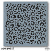 Leopard Background Stencil
