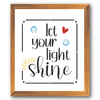 Let Your Light Shine Stencil