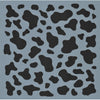 Cow Print Background Stencil