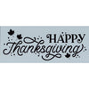 Happy Thanksgiving Stencil