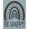 Be Happy Stencil
