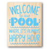 Welcome to Our Pool Stencil