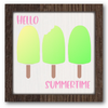 Hello Summertime Stencil