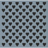 1/2" Heart Background Stencil