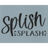 Splish Splash Stencil