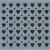Hearts and Dots Background Stencil