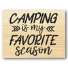 Camping is My Favorite Season Stencil