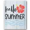 Hello Summer- Hibiscus Stencil