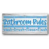 Bathroom Rules Stencil