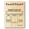 First Day Stencil