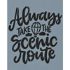 Always Take the Scenic Route Stencil