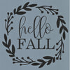 Hello Fall Stencil