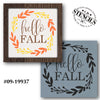Hello Fall Stencil