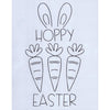Hoppy Easter Stencil