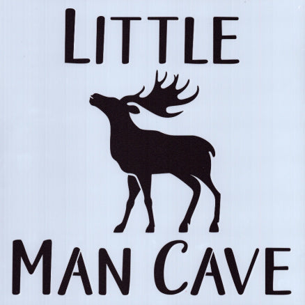 Little Man Cave Stencil CD Stencils